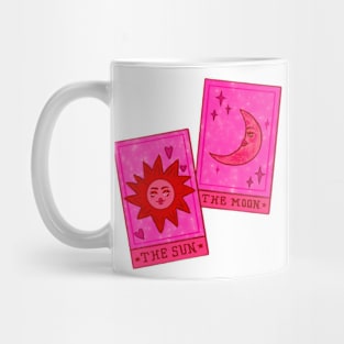 sun and moon tarot cards Mug